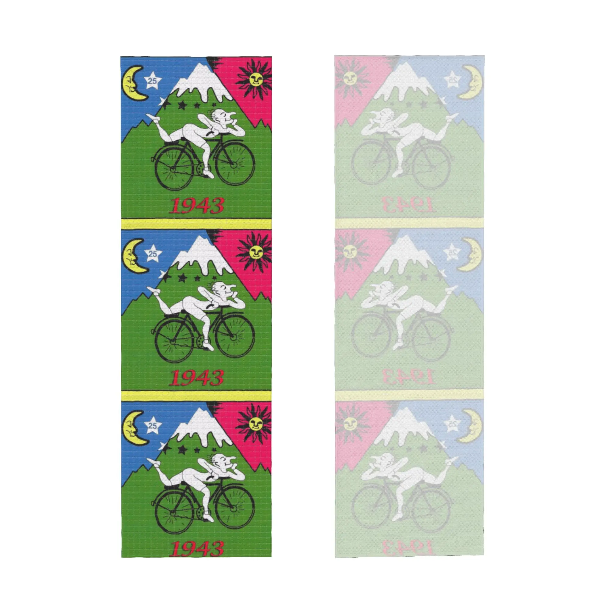 Albert Hofmann Bicycle Day LSD 1943 Cold Exercise Towel Quick Drying Face Towel  Yoga Towels