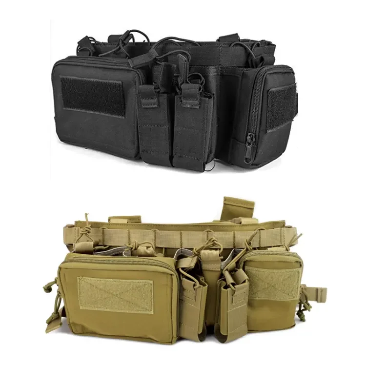 Tactical Chest Rig Hunting Vest Molle Mesh Lightweight Security Training Uniform Camo Tactical Gear Tactical Vest