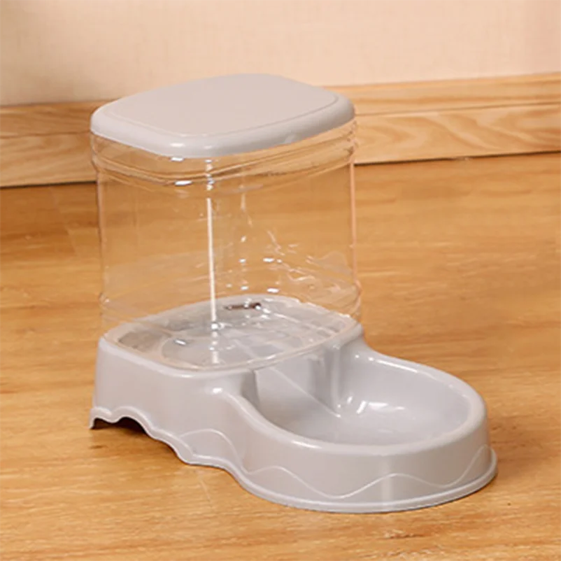 Pet automatic feeder cat drinking water bowl cat bowl dog bowl 3.8L large capacity combination grain storage barrel pet supplies image 5