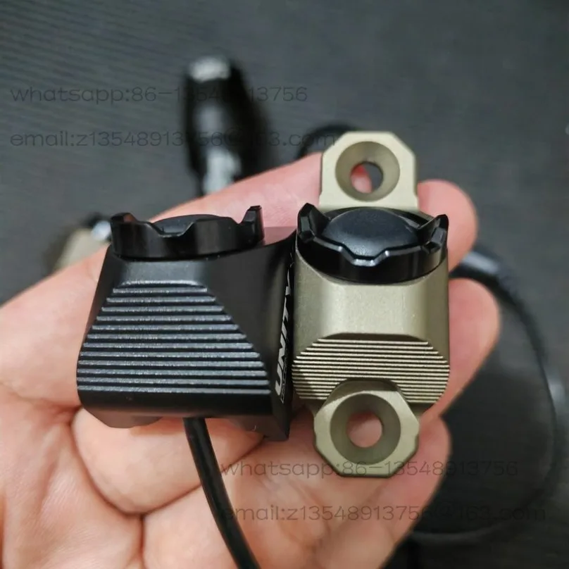 SF interface UNITY lettering lighting/always on dual-wire control switch CNC metal flashlight decoration