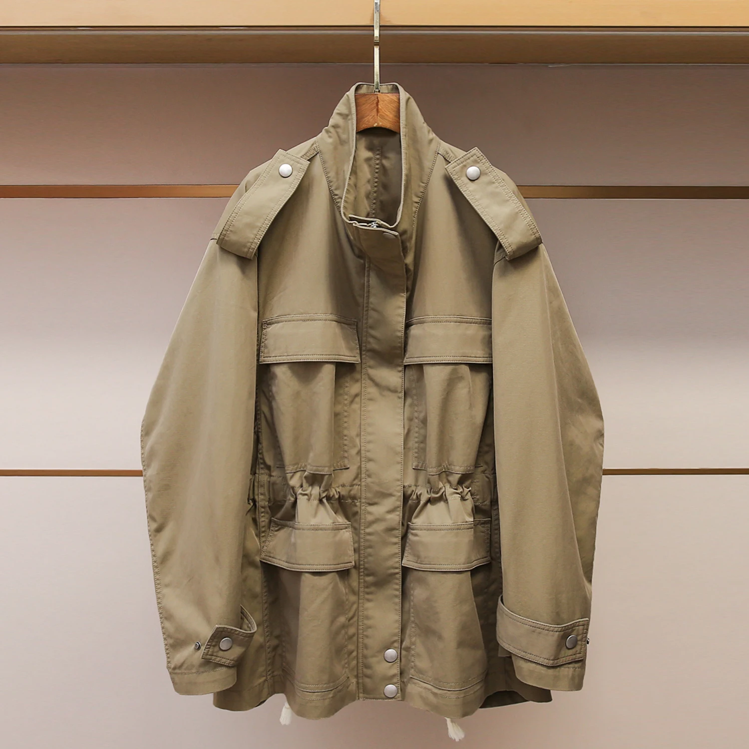 

Высококачественная женская зимняя рабочая одежда, пальто с завязками на талии, охотничья куртка, верхняя одежда от Nu