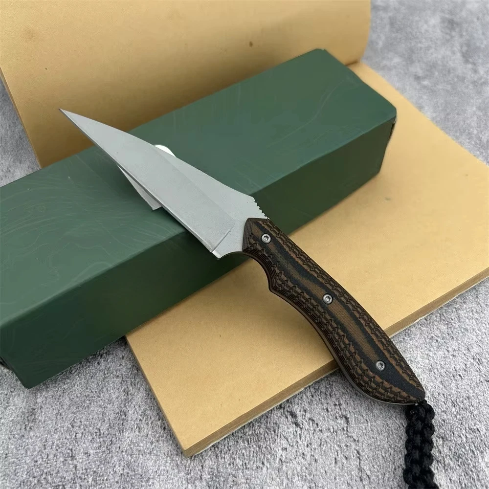 CR 2388 سكين شفرة مثبتة متينة 8Cr13Mov جيب شفرة مناسب للتخييم في الهواء الطلق والمشي لمسافات طويلة سكين يد متعدد المهام هدايا للرجال