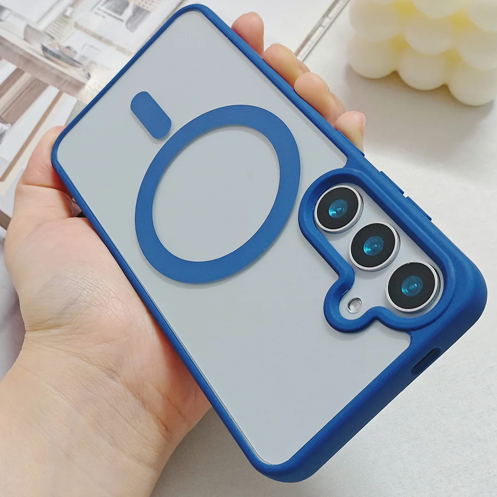 Frosted Magnetic Phone Case for Samsung Galaxy S26 Ultra S25