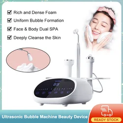 VLVEE 3 IN 1Active Oxygen Bubble Beauty Device Facial Bubble Cleansing Beauty Device 3 Levels of Foaming Speed Deep Cleanse Pore