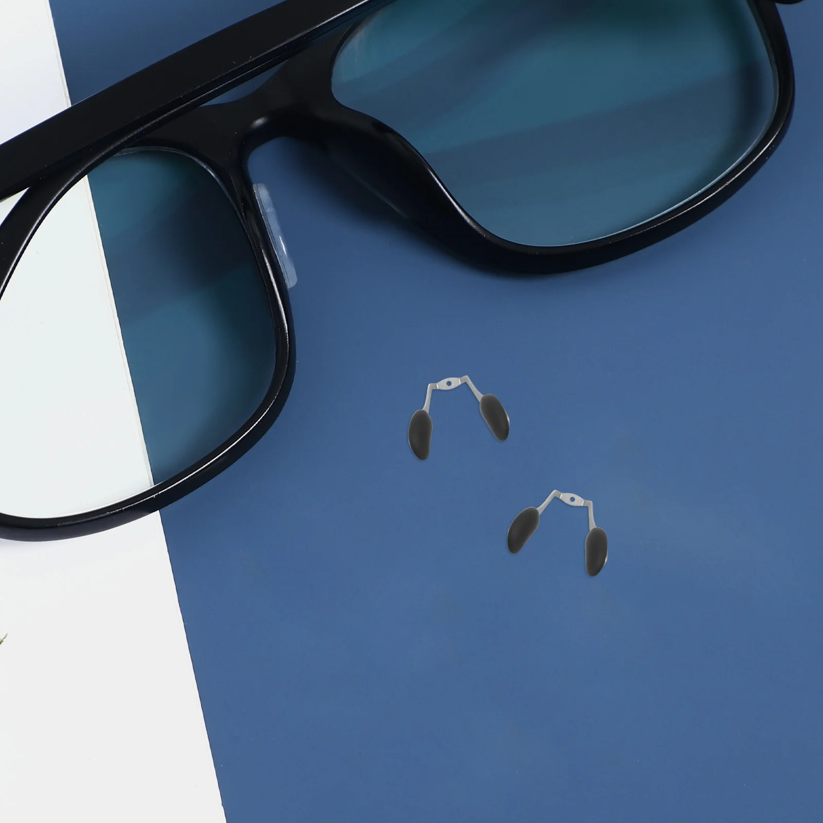

1 Set Sunglasses Nose Bridge Bracket Silicone Eyeglass Nose Piece Replacement Pads For Metal Rim Glasses Accessories Lightweight