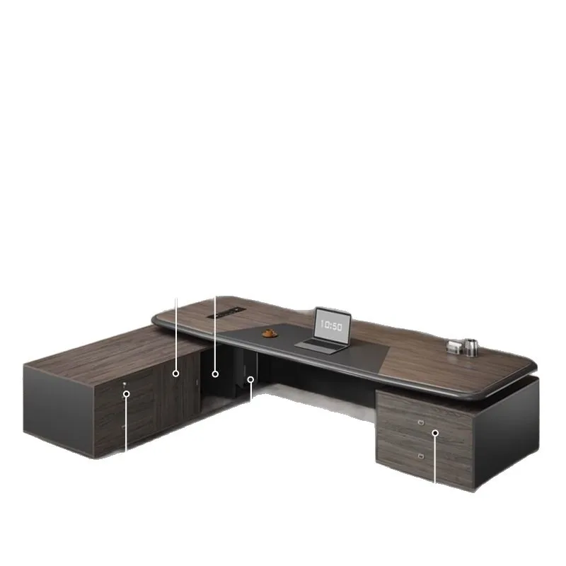 

Simple modern light luxury desk supervisor desk office