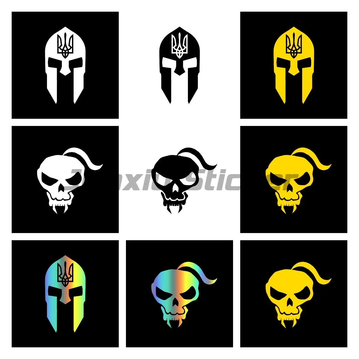 Cossack Skull Ukraine Ukrainian Decal Car Stickers Waterproof Vinyl Decal Car Accessories