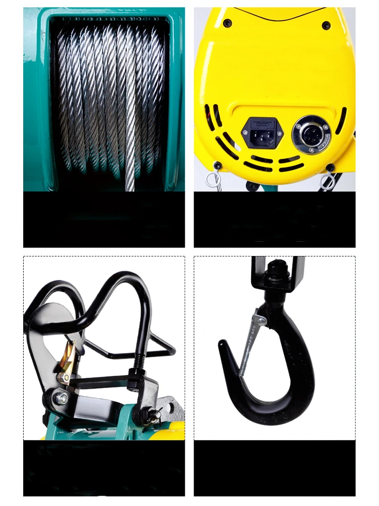 300-600 KG 220 v Mini elettrico di sollevamento della macchina con filo di corda di trazione PA600