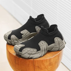 2024 New Men Women Casual Shoes Comfort Breath High Top Mesh Shoes Couple Outdoor Sneakers Fashion Running Shoes Size EU35-EU44