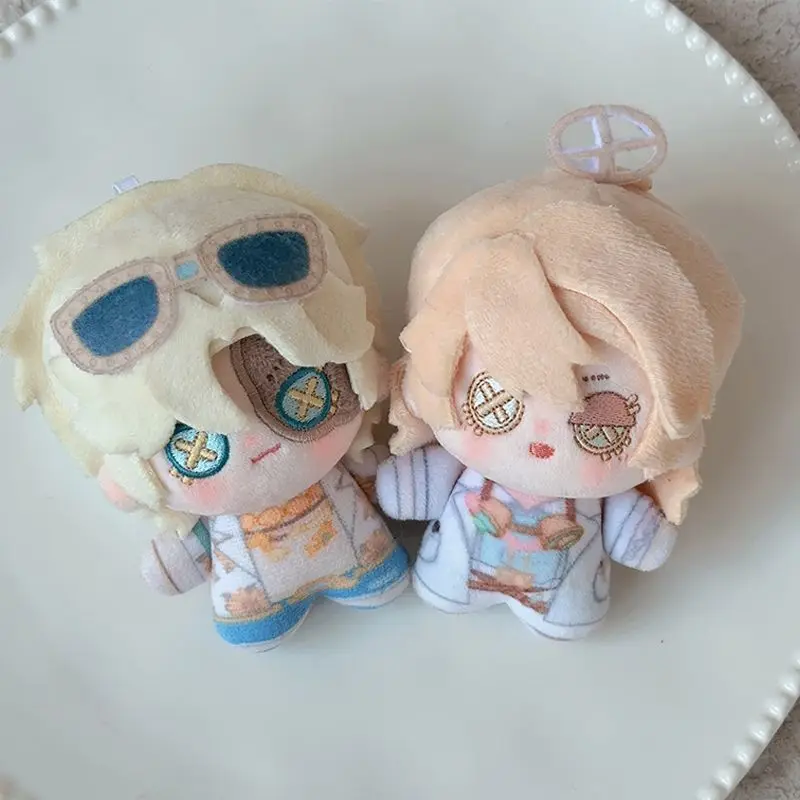 محشوة 10 سنتيمتر لعبة أنيمي الهوية الخامس لوكا نون إيما وودز نونو نمط البضائع الجسم أفخم دمية لعبة فستان ناعم القطن طفل هدية