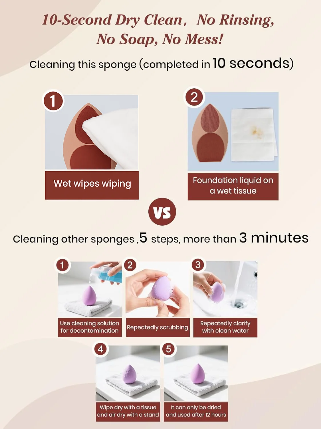 2 個水不要バレエメイクスポンジ美容スポンジブレンダー化粧パフファンデーションパウダークリームメイクアップアクセサリー