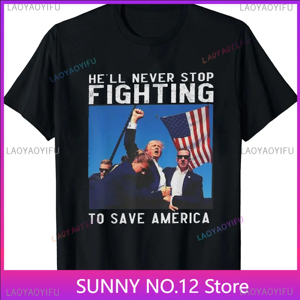 

Black Humor Trump Fashion 2024 Mugshot President Men Women T-Shirt Top Funny Print Customized The Return Sarcastic Meme Classic