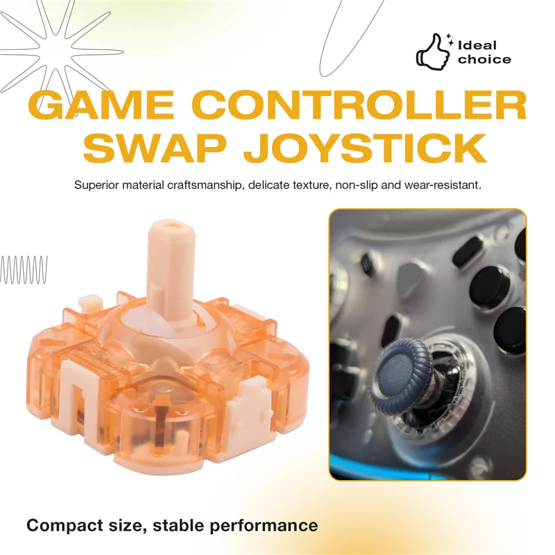 ABMF-Pengontrol Game Pengendali Game Joystick Machenike Pilihan Aula Mekanik Kompatibel Beberapa Taktil Jh20 Oranye