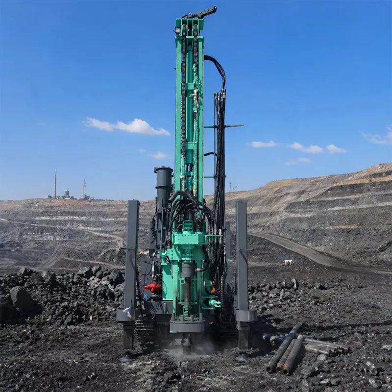 Customized 500 Meters Depth RC Drilling Rig Equipment Well Drill Rigs Engine Gearbox Reverse Circulation Drilling Rig For Coal E