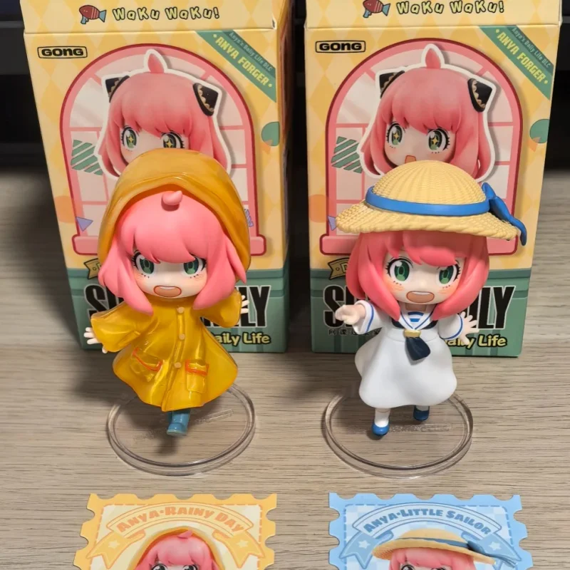 

Hot Pop Mart Spy X Family Anya Series Blind Box Dolls Guess Bag Mystery Box Cute Anime Figures Desktop Collection Ornaments Gift