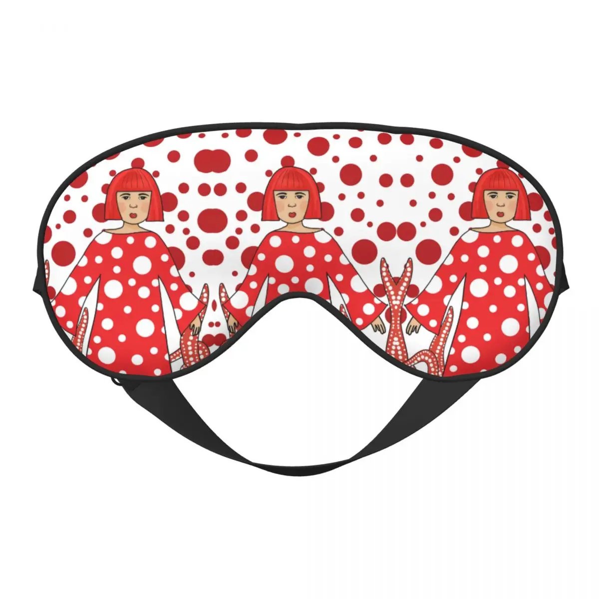 

Yayoi Kusama Art Soft Eye Mask Sleep Blindfold The Hero Aestheticine of a New Polka Lunch Break Eyepatch Nap Health Eye Covers