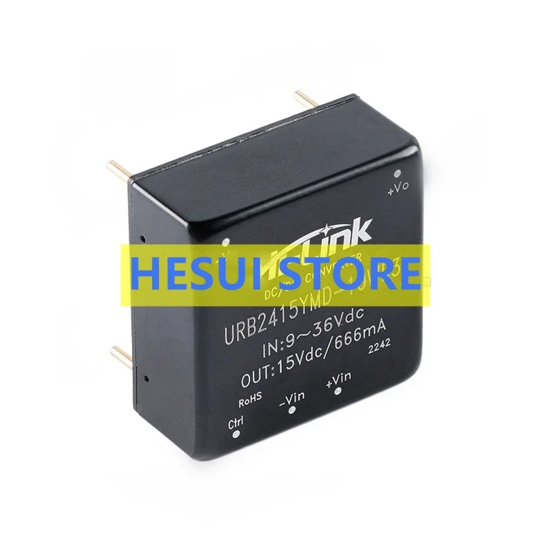 HLK-URB2415YMD-10WR3 DC-DC Voltage regulator isolated switch power module wide voltage 9V-36V