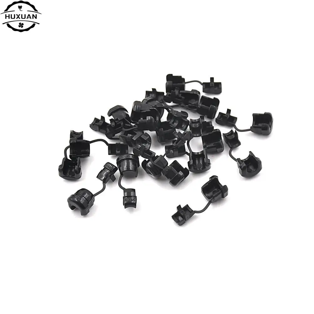 20pcs/lot 6N-4 Strain Relief Bushing SJT 18AWG T=0.5~1.6mm Nylon Wholesale Black