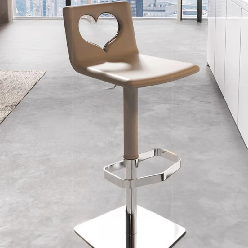 كراسي بار المطبخ المكتبية، ارتفاع دوار معدني حديث، مقاعد مريحة للبار، أثاث بار مريح