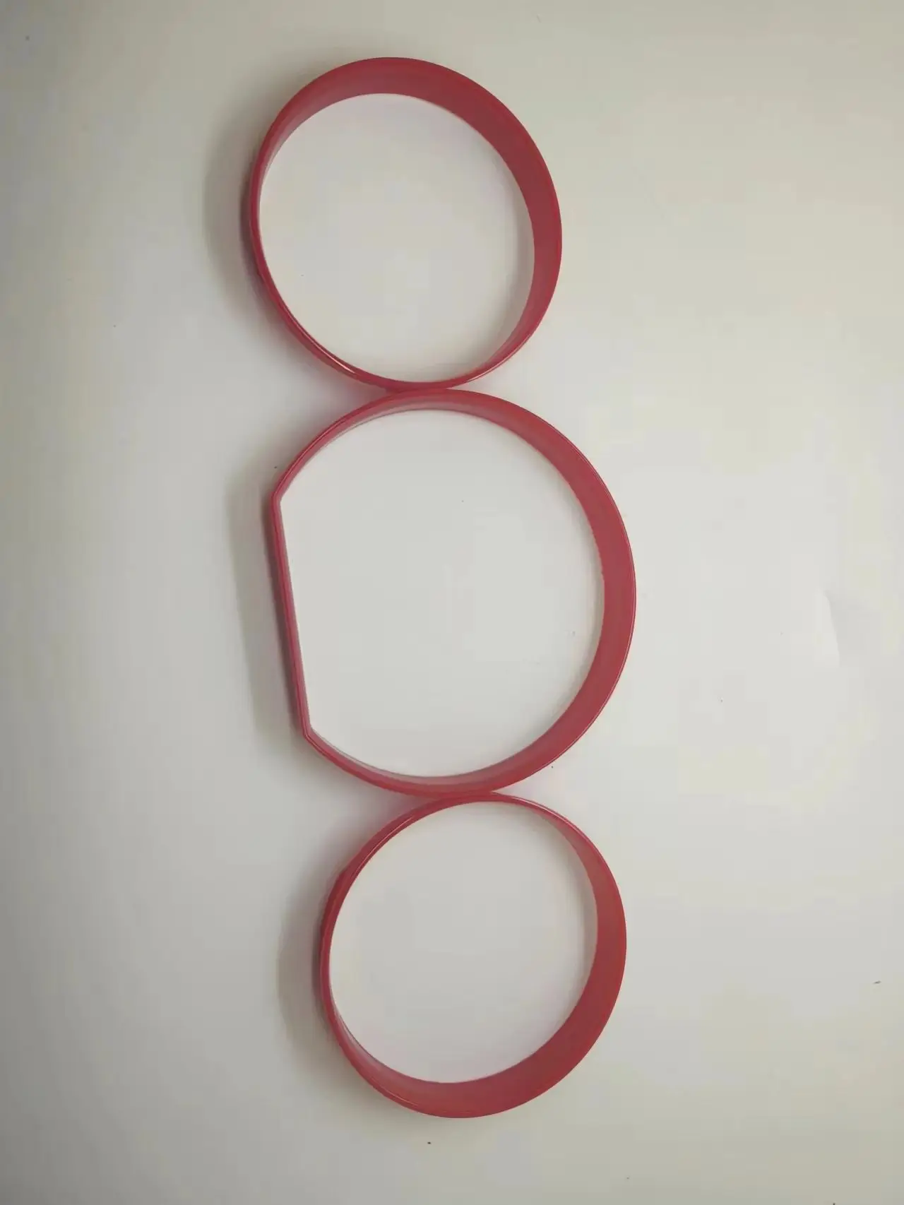 

Red Speedometer Gauge Dial Rings Bezel Trim Rings For Mercedes Benz W124 1984-1995 W126 1979-1991