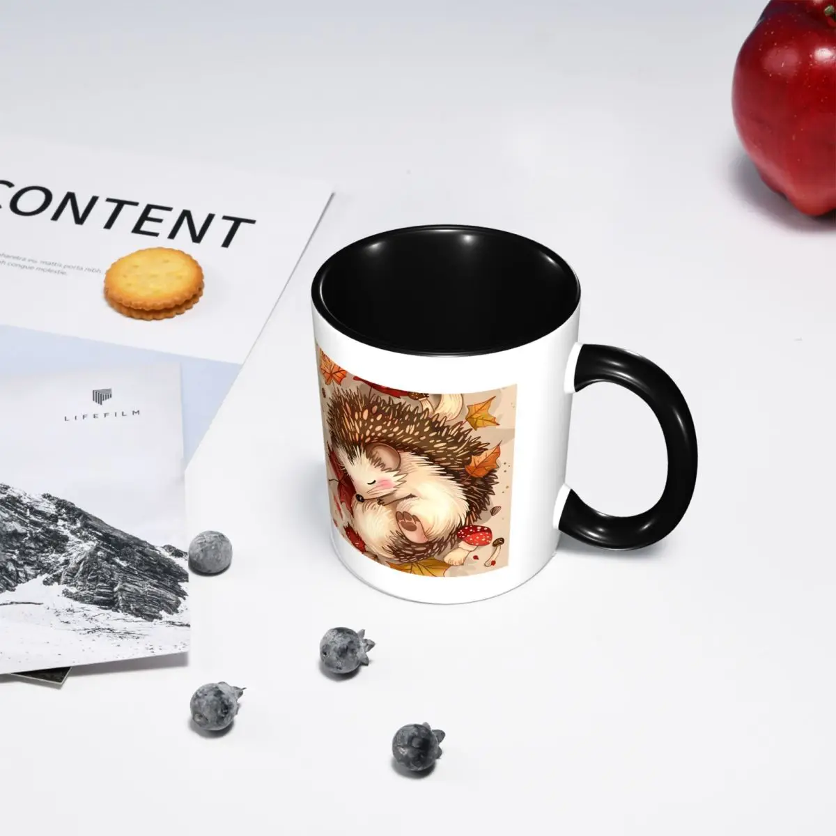 Hedgehog Animal Mug Funny Ceramic Coffee Cups Tea Mugs Milk Cup Drinkware Gift for Friends view 5