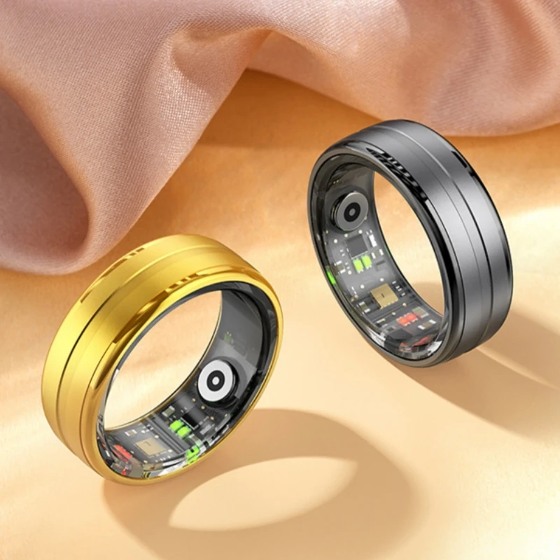 

Smart Ring Health Monitor Blood Pressure Oxygen Sleep Heart Rate Monitoring Sport Fitness Tracker Smart Ring R06 IP68 Waterproof