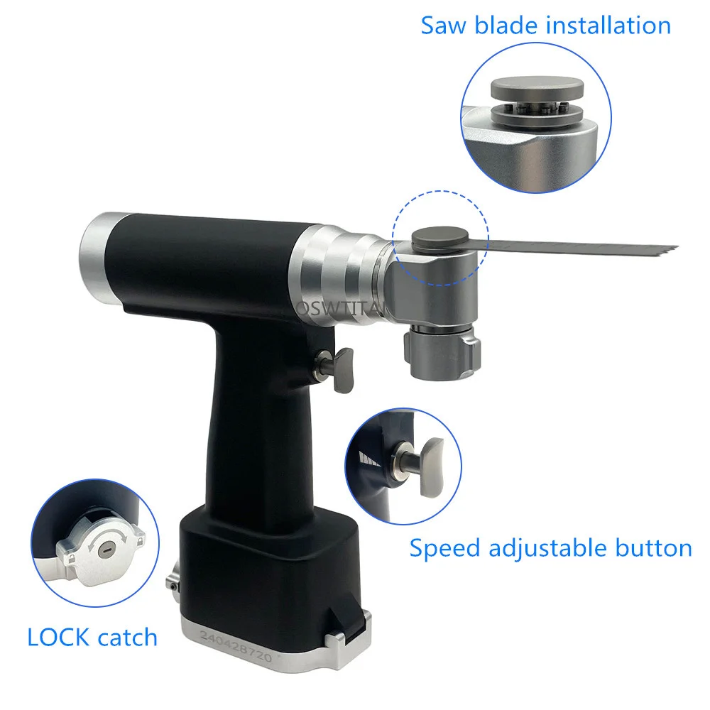 Oscillating Saw Electric Bone Saw Cutting Bone Drill Saw for Trauma Surgery Orthopedic Surgical Instrument