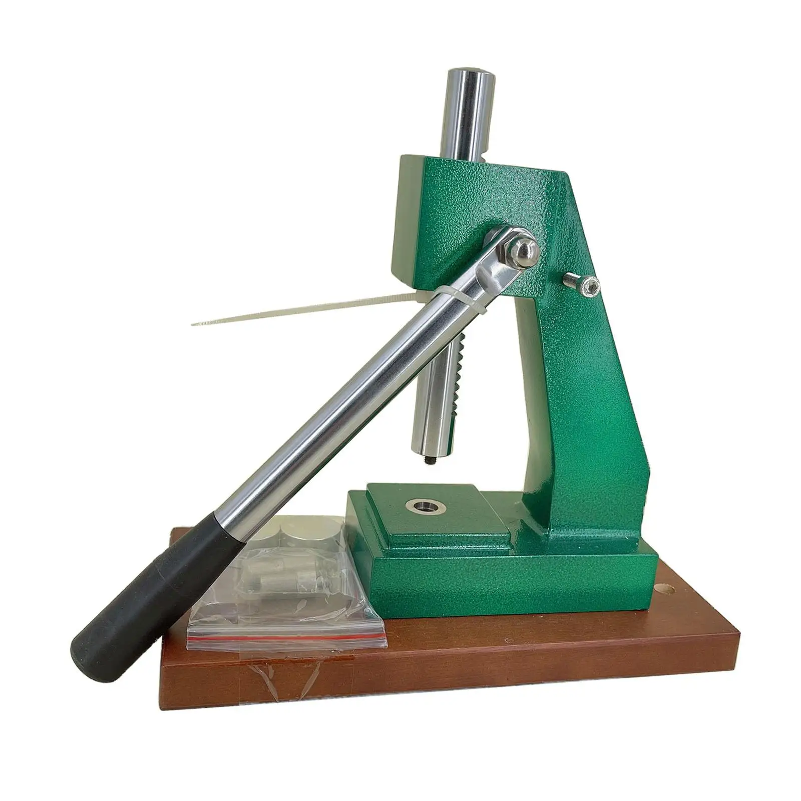 Portable Watchmaker Tool Set Watch Back Case Press Machine Metal Wood for Repairing Watches