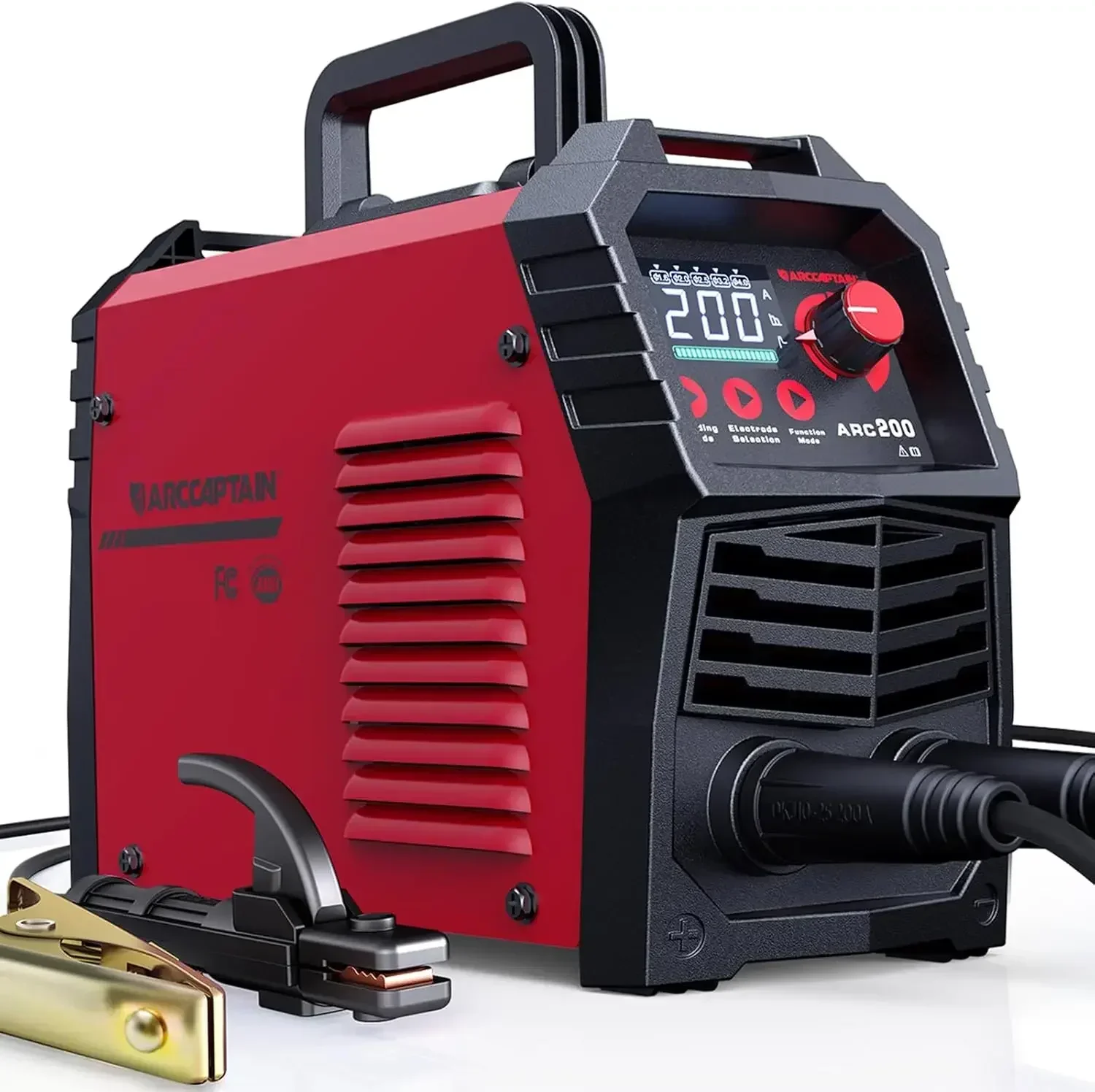 

200A Portable Welding Machine with LED Display, Synergic Control, IGBT Inverter for Stick/Lift TIG Welding