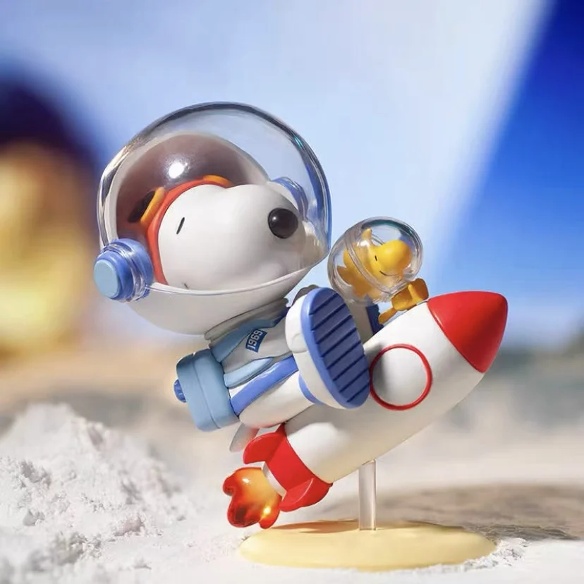 

Popmart Snoopy Space Series Blind Bag Kawaii Action Mystery Figure Toys and Hobbies Birthday Gifts Surprise Box Caixas Supresas