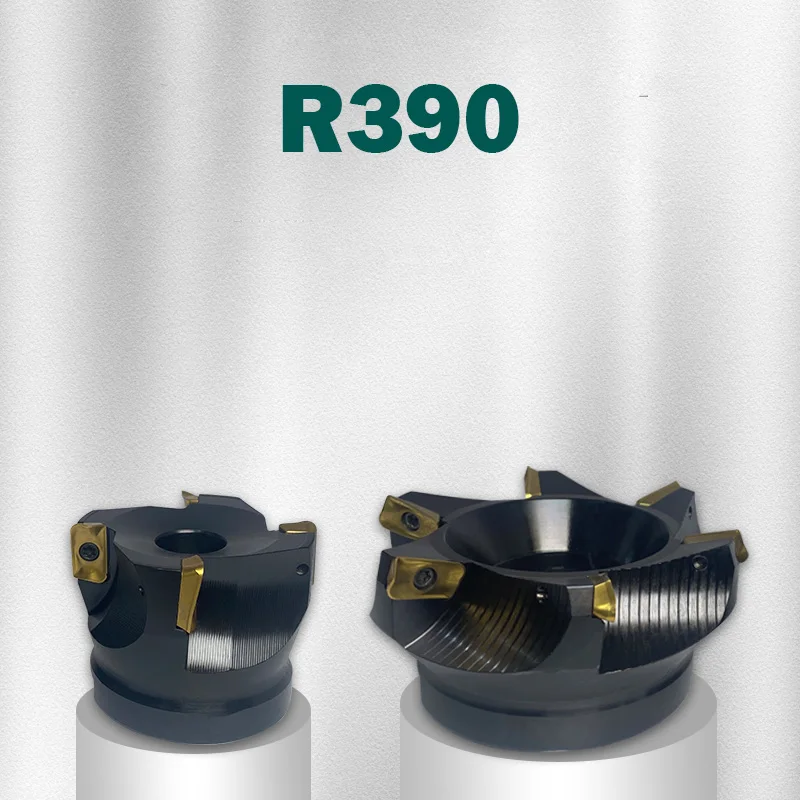 

CNC Lathe Milling Disc R390 11/17 Right Angled Shoulder Milling Cutter Knife Dish Use R390-11T308/170408 Milling Carbide Inserts