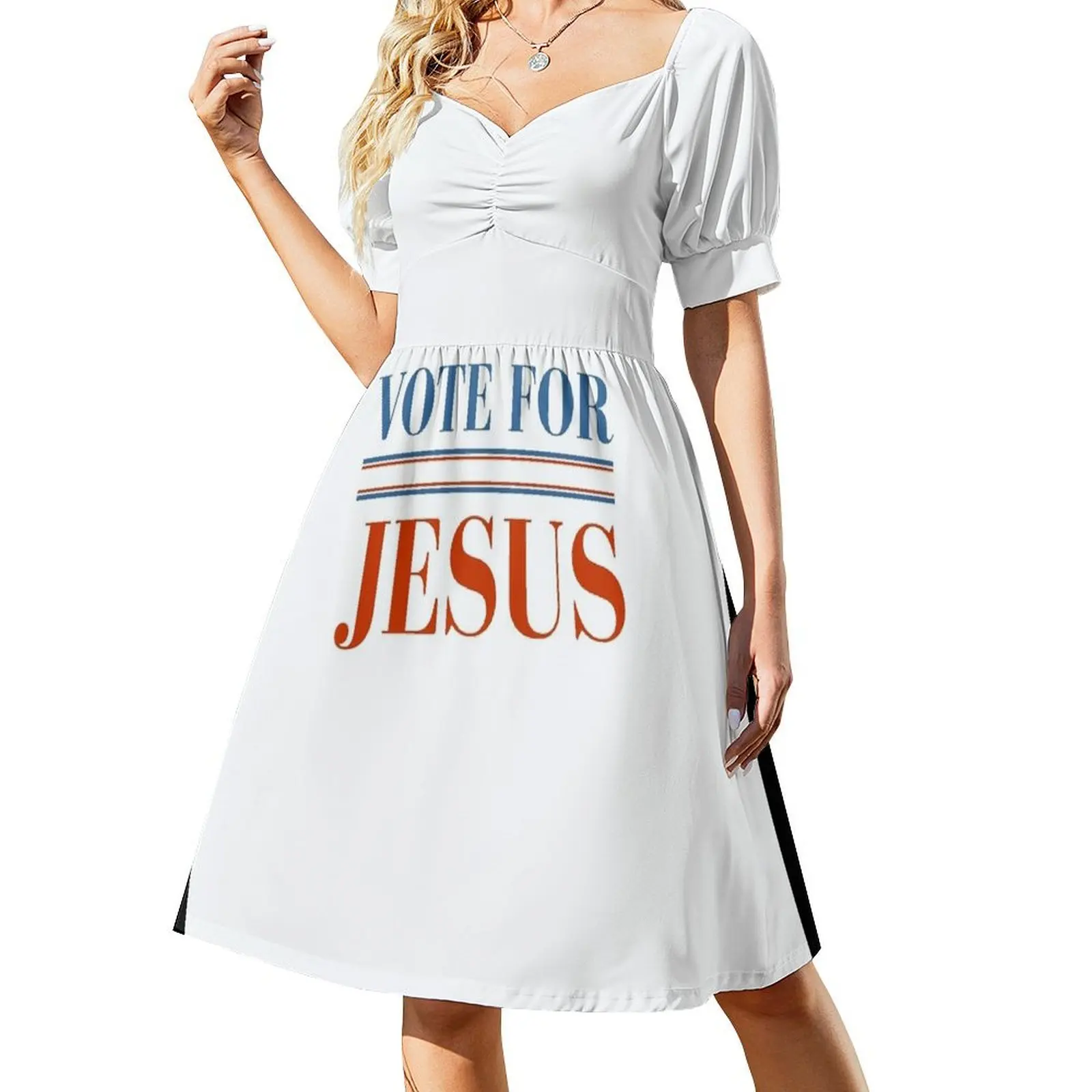 

Vote For Jesus Short Sleeved Dress evening dresses luxury 2025 long sleeve dress luxury evening dresses 2025 sexy dress