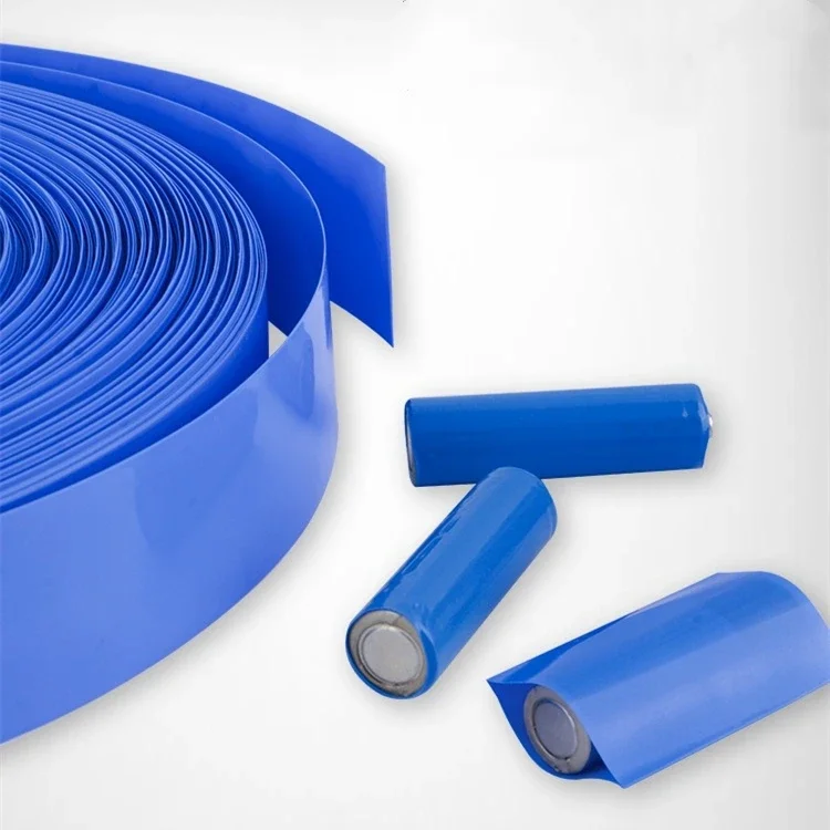 5 Meter Blue Insulation Protective Sleeve Two End Pipe Bag Lithium Battery Electronic Product Heat Shrink Film Seal Packing tube