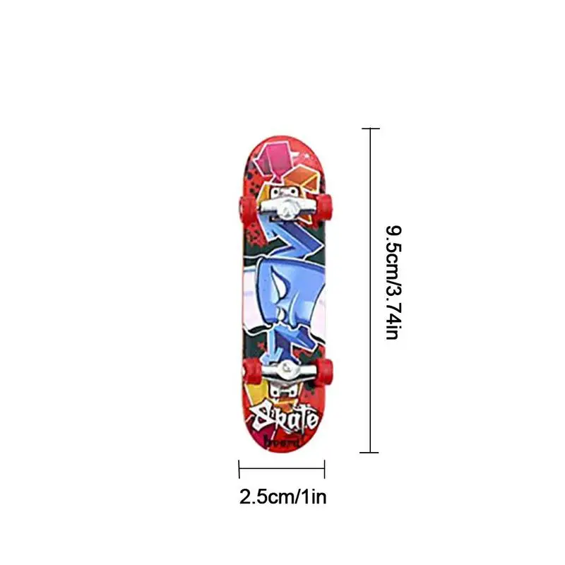 Vinger Skateboard Speelgoed Miniatuur Intellectuele Vinger Speelgoed Gothic Legering Fingerboards Mini Vinger Boord Kids Birthday Party Gifts