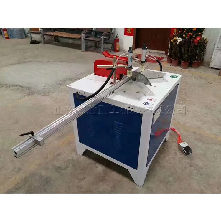 Pedal type alloy door window cutting equipment, aluminum profile multifunctional angle cutting machine