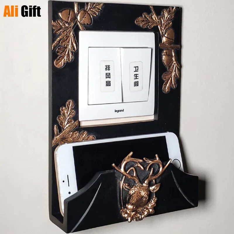 

Switch Sticker Household Personality Resin 3d Three-dimensional Simple Modern Wall Decoration Switch Decorative Wall Sticker