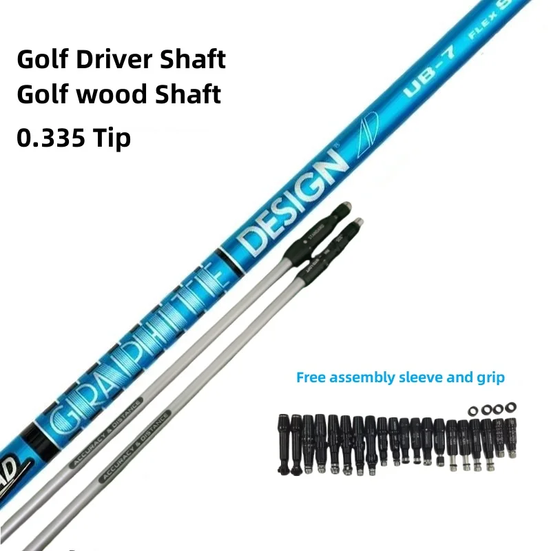 

Men's Golf Clubs Shaft TOUR AD UB5/UB6 Graphite Shaft Driver and wood Shafts Flex R1/S/R/SR/X,Free assembly sleeve and grip