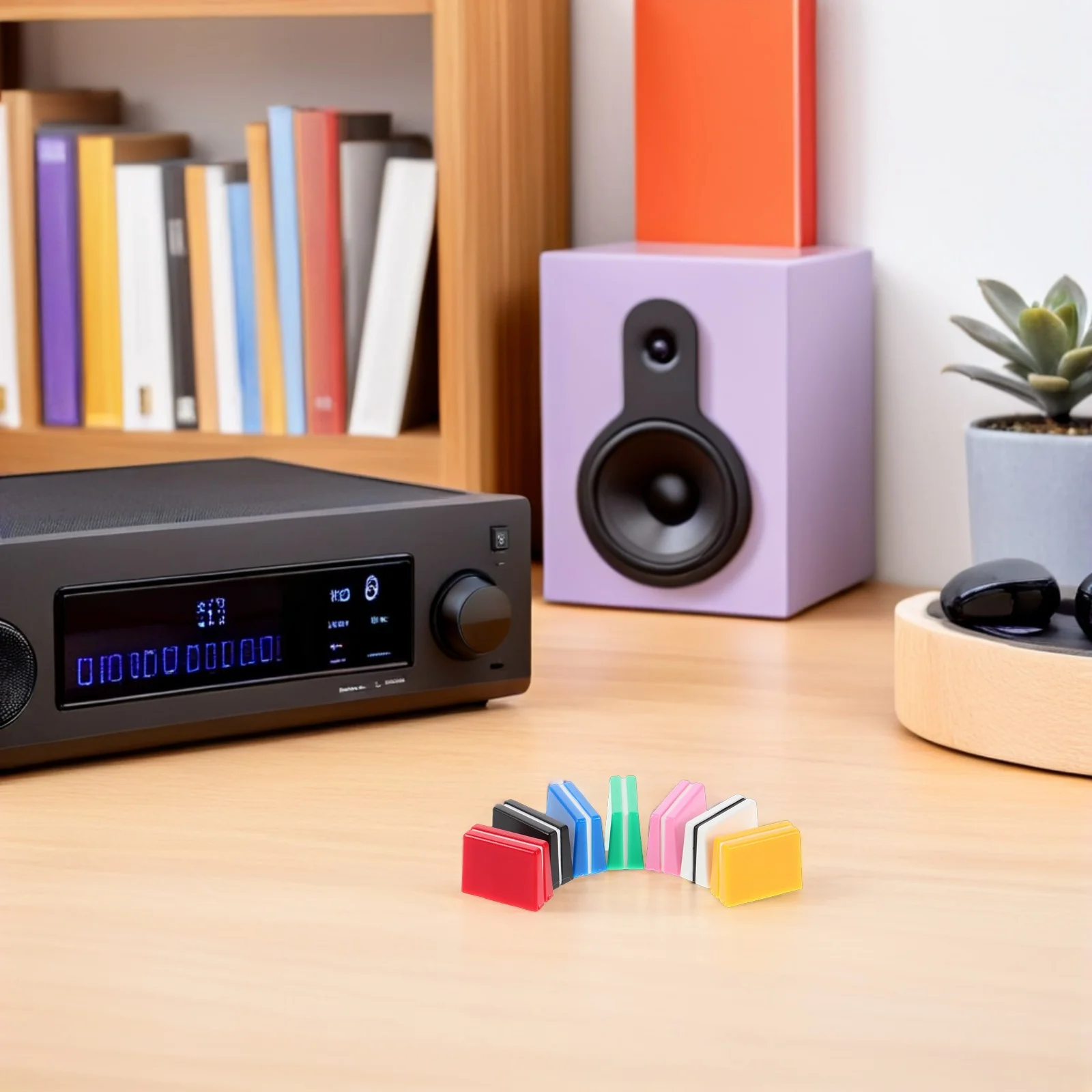 

14Pcs Mixer Fader Knob Caps Universal Replacement Potentiometer Slider Covers Controller Audio Console Parts for Dj Sound Mixer