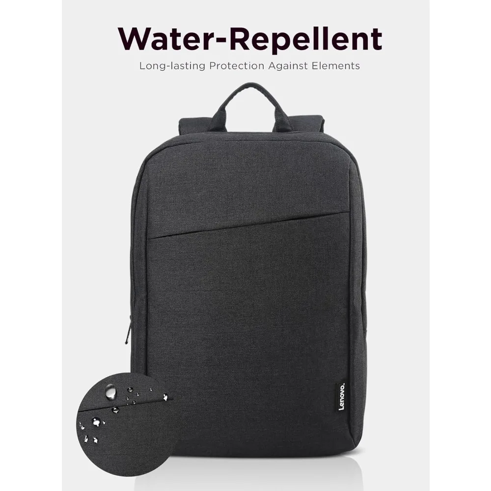 Mochila para Laptop de 15,6 Polegadas, Design Leve e Resistente à Água para Uso em Viagens, Negócios ou Universidade na Cor Preta