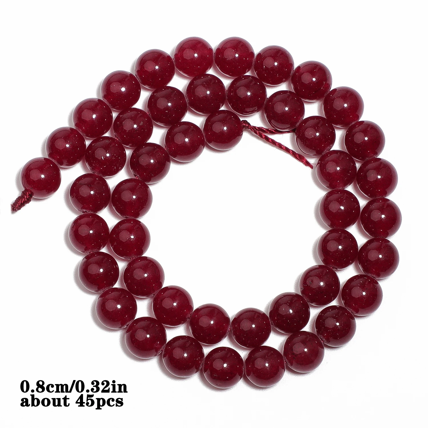 Natural Chalcedony Beads for DIY Jewellery Making