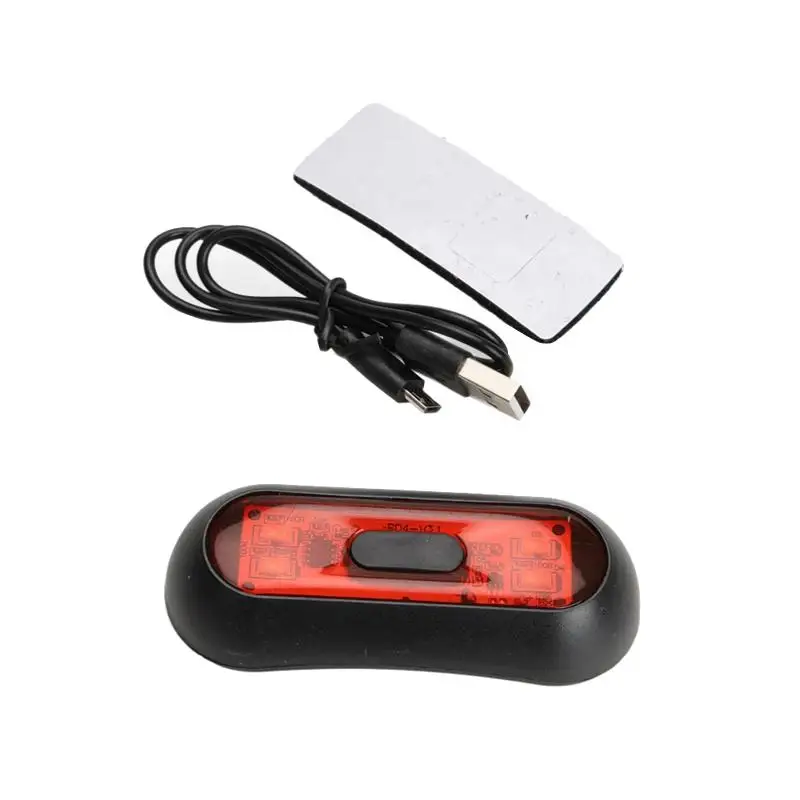 USB Luces Para Casco Bike Taillight Motorcycle Bicycle Helmet Safety Signal Warning Rear Lamp Waterproof Moto Helmet LED Light