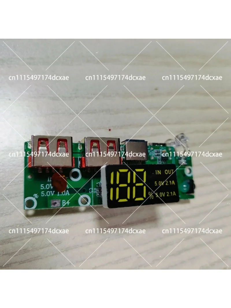 USB Output Multi-Port Charging Board 2.1A 5V High Current Power Bank Boost Module for DIY