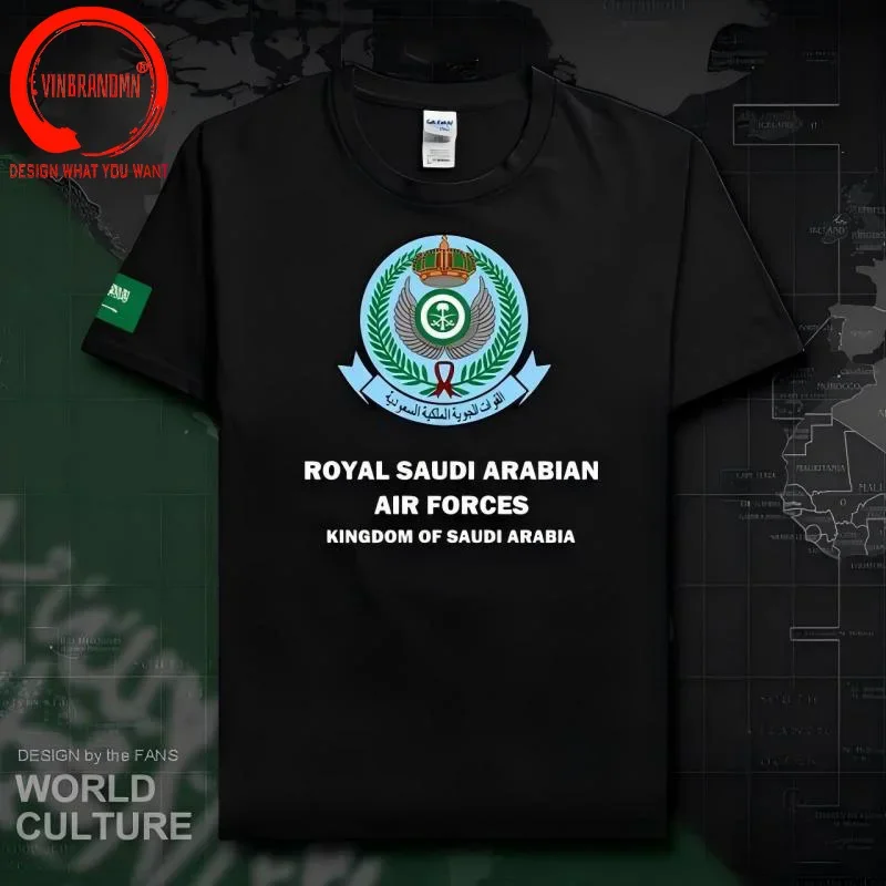 Armed Force Saudi Arabia SA SAU Sports Casual Jerseys Tactical Clothes New Tops T Shirt Men Saudi Arabian Air Army Military Tees