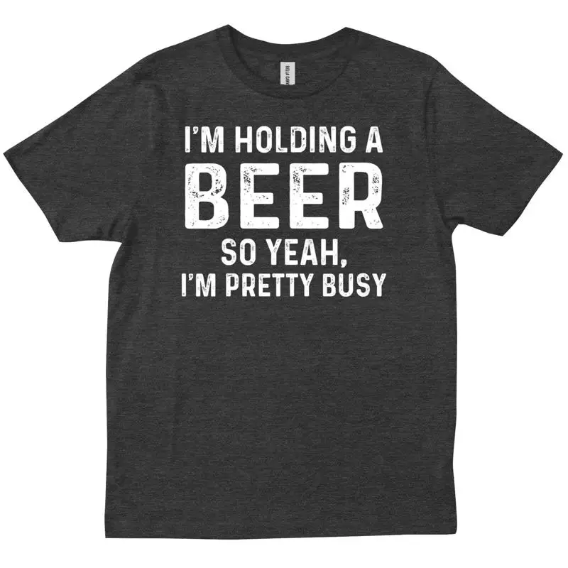 أنا حامل بيرة حتى نعم جميل عشاق هدية تي شيرت #1