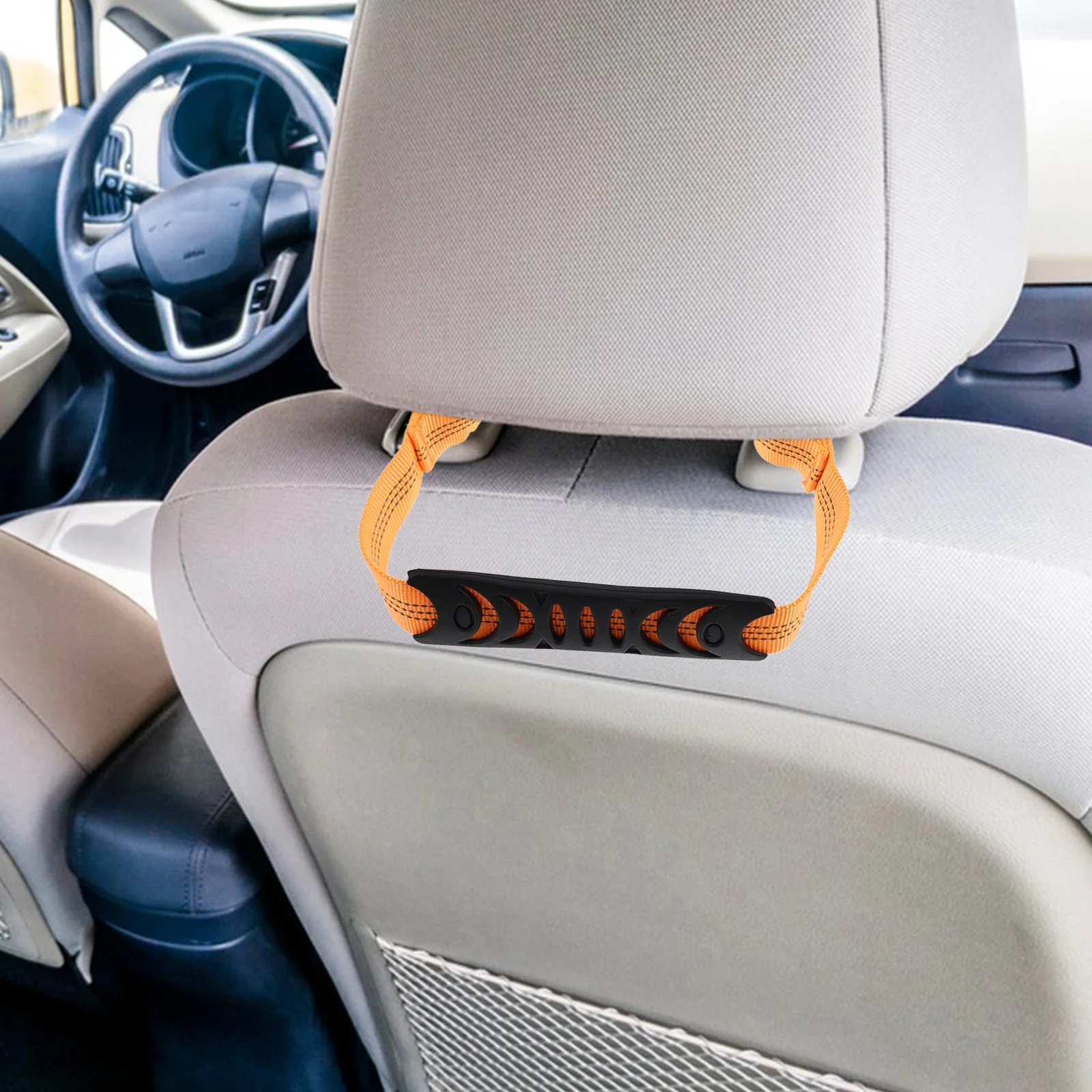 

2Pcs Car Grab Handles Rear Seat Back Headrest Grip Handles Vehicle Support Handle Heavy Duty Assist Handle for Elderly Truck Suv