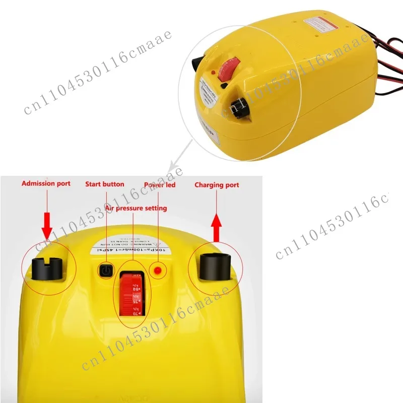 Boat inflation Boat double motor double cylinder air pump Inflation and deflation are all marine accessories