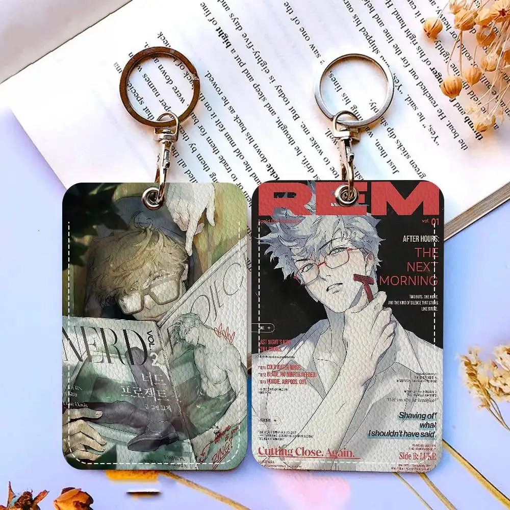 Nerd Project Bl Anime Access & Meal Card حامل المفاتيح الائتمان معرف البنك بطاقة واقية المفاتيح قلادة الموضة #2