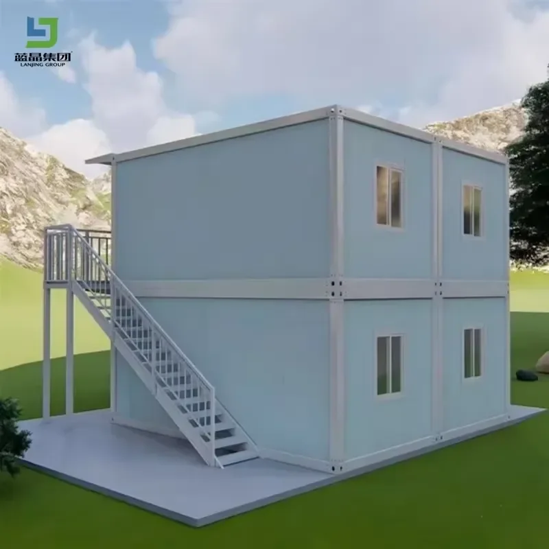 Hot Product New Design Flat Pack Beach Vacation Tiny House Prefab Mobile Folding Container House