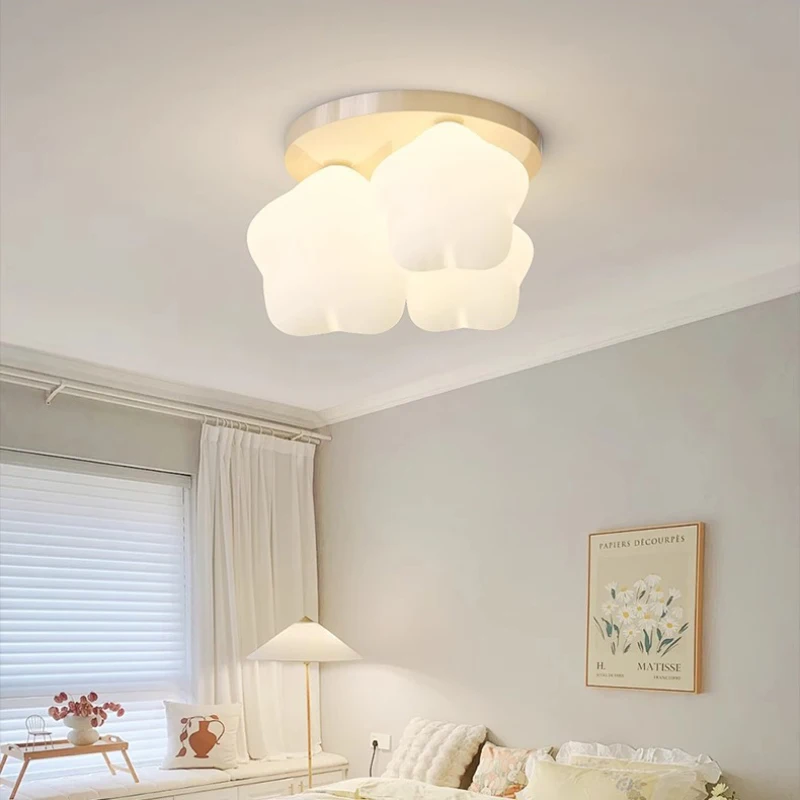 Plafonnier LED en Forme d'Étoile pour Chambre d'Enfant, Design Moderne, Romantique, Chaud, Princesse, Bébé, Garçon, Fille