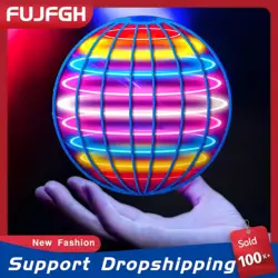 Fly Nova Pro Flying Ball Gyro Boomerang Magic Rotating Toy Hand Control Drone 360° Rotating Mini UFO With Lights Gift For Kids